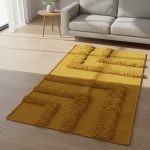 Tapis Artisanal en Laine – Modèle Labyrinthe
