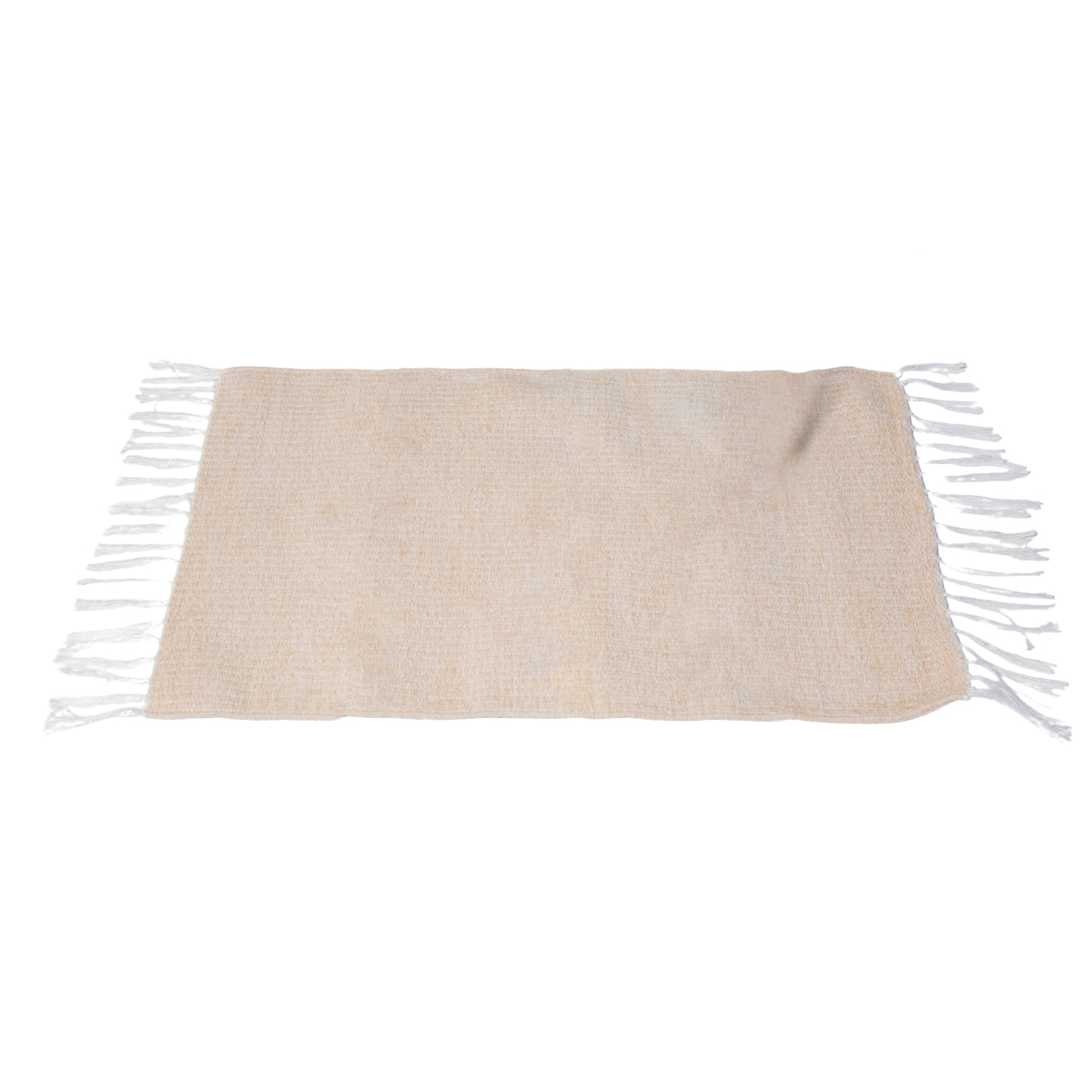 Tapis de bain velours beige 50×90 cm – Sérénité Handies
