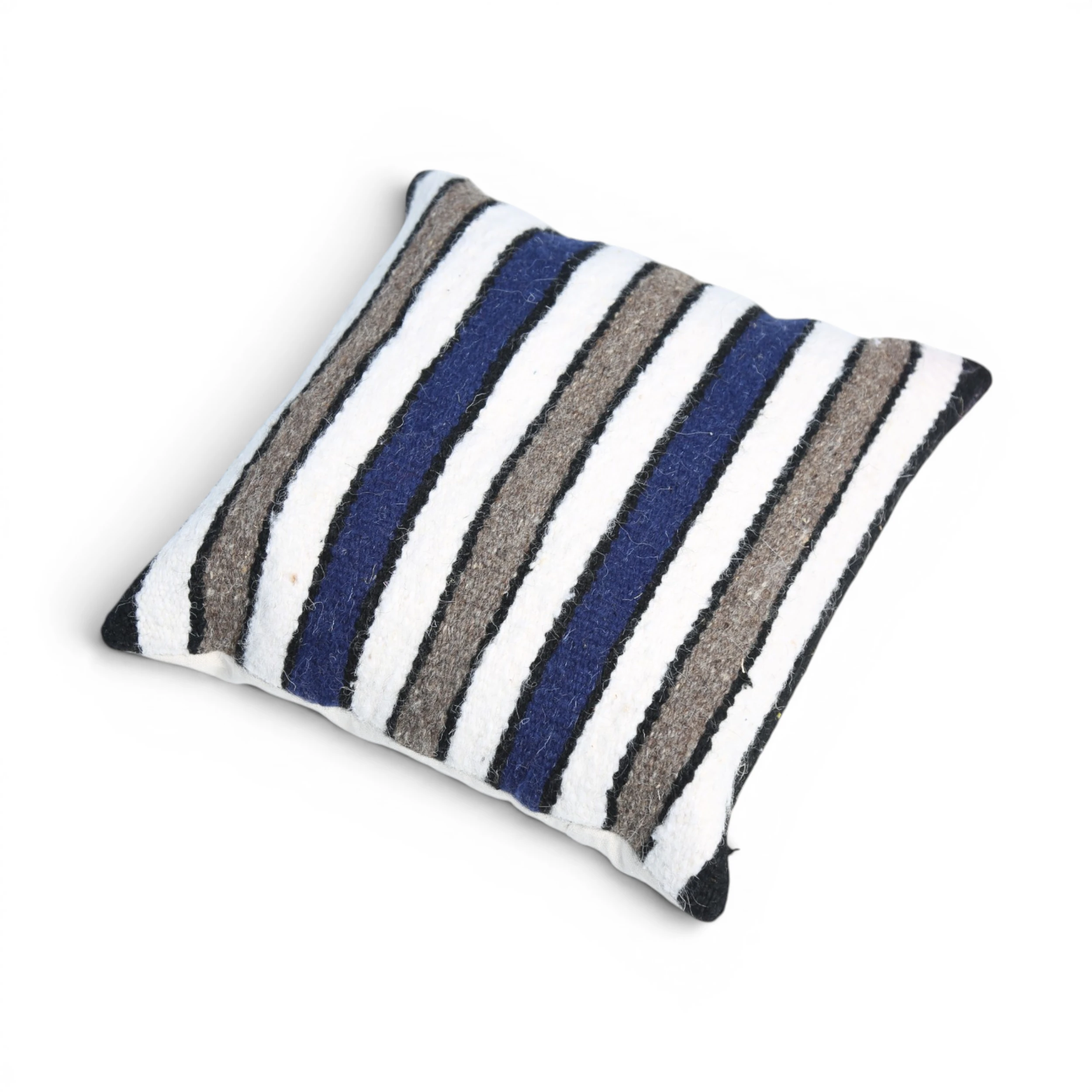 Coussin en laine Solea Lines 45×45 cm – Fait Main