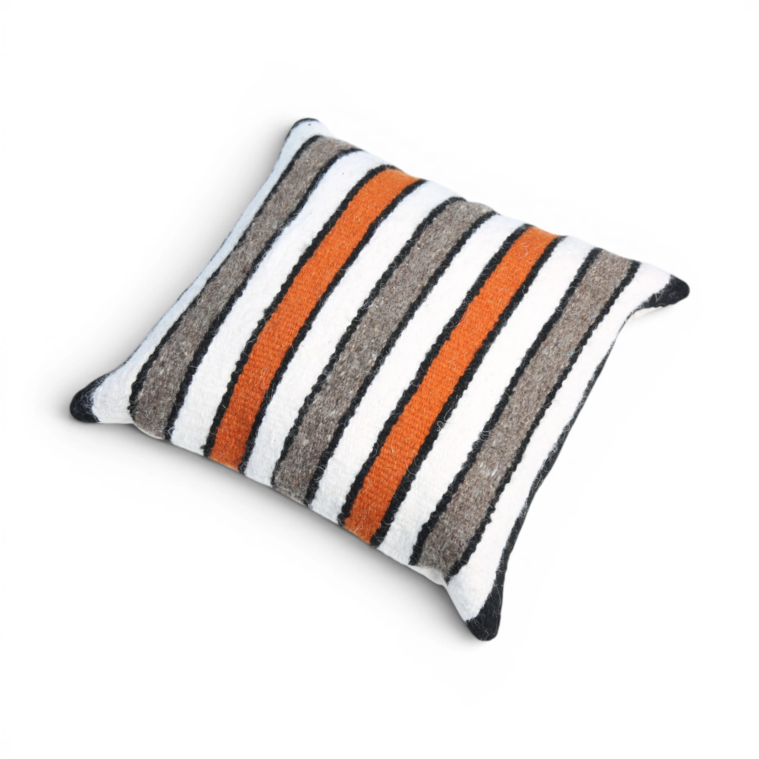 Coussin en laine Solea Lines 45×45 cm – Fait Main