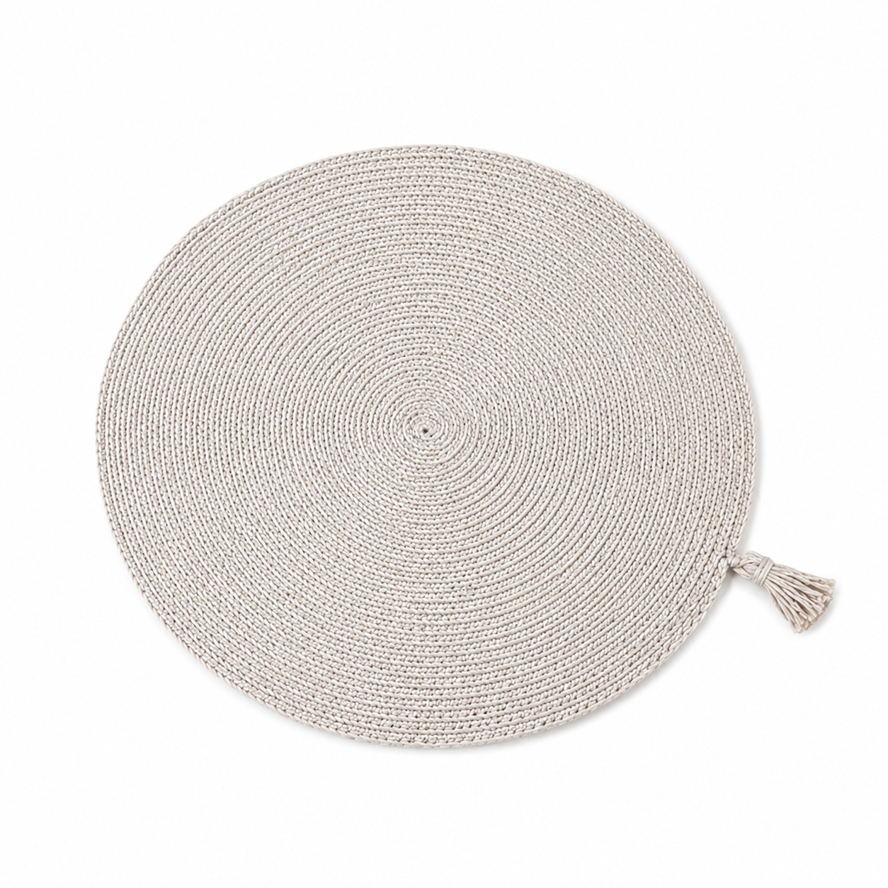 Set de Table Rond Oasis en Coton, Lin et Jute